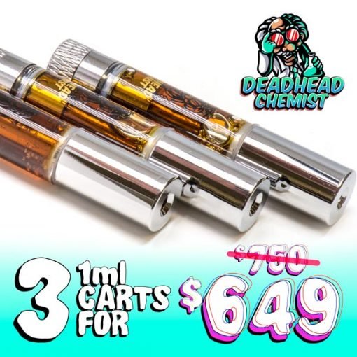 Buy Deadhead Chemist DMT 3 Cartridges 1mL